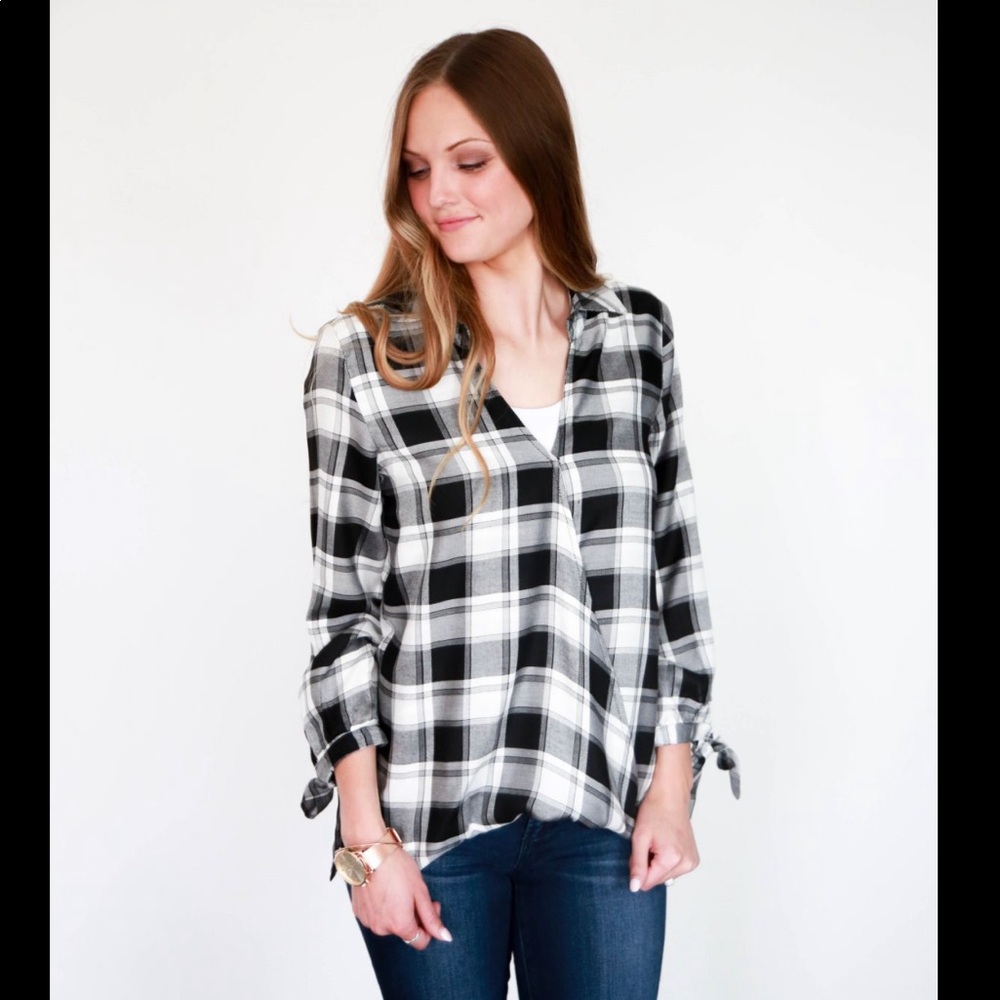 Plaid Blouse - NWOT